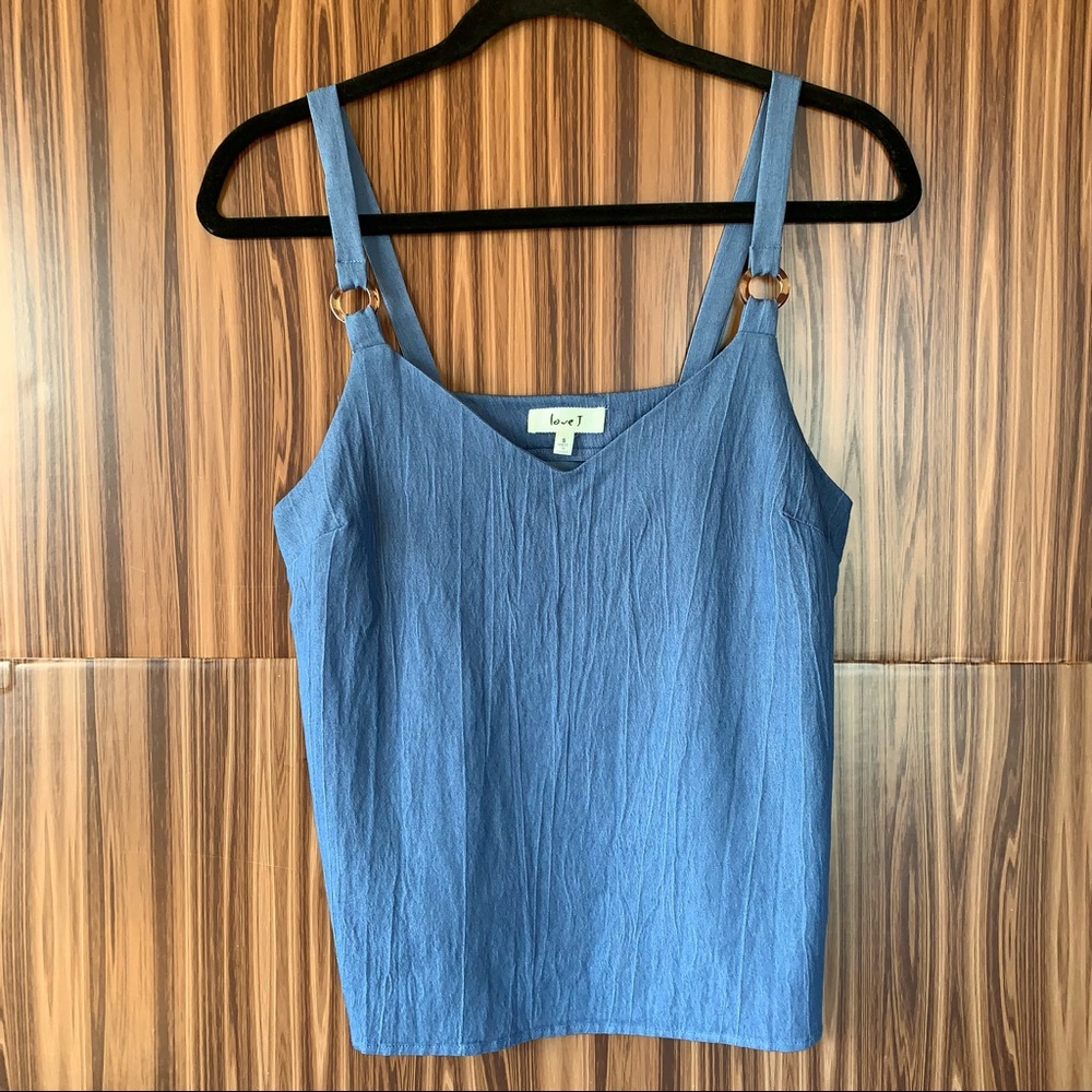 Denim Color Tank Top